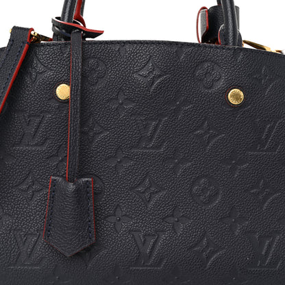 Louis Vuitton Empreinte Montaigne BB Marine Rouge 8 of 10