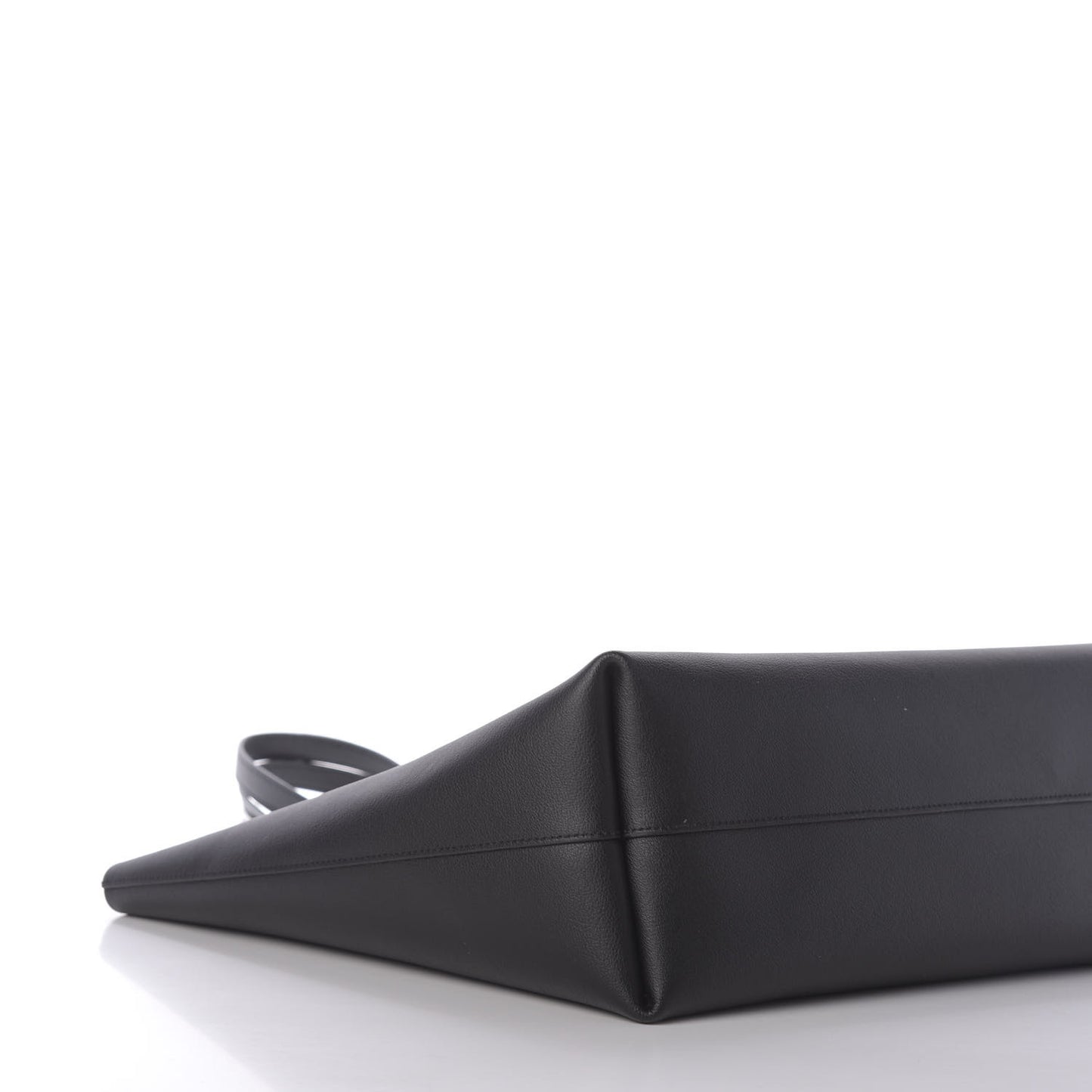 Calfskin Large Shopping Tote Black
