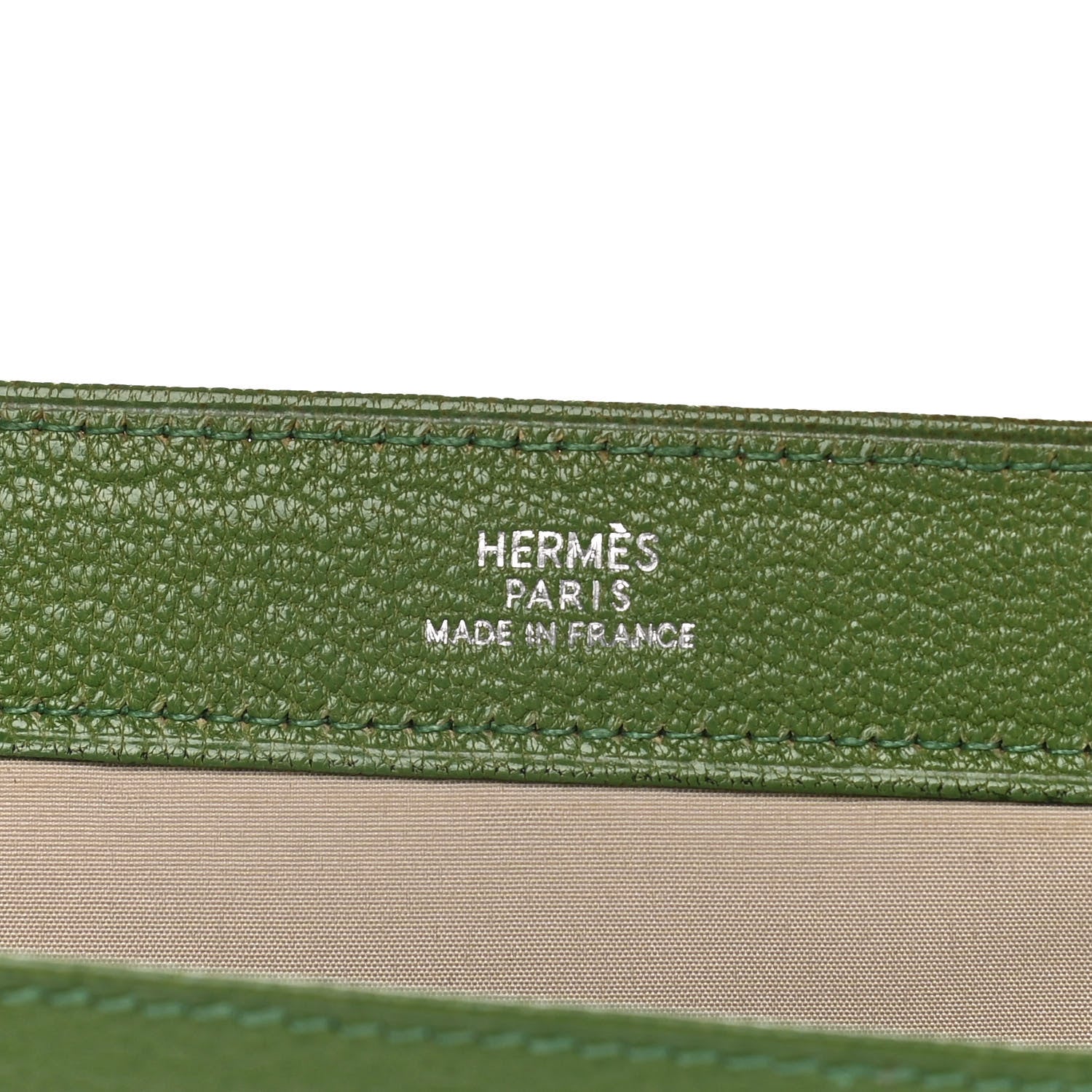 Hermes Chevre Mysore Karo GM Pelouse 6 of 10