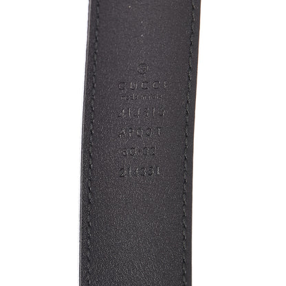 Gucci Calfskin Double G 30mm Belt 80 32 Black 6 of 6