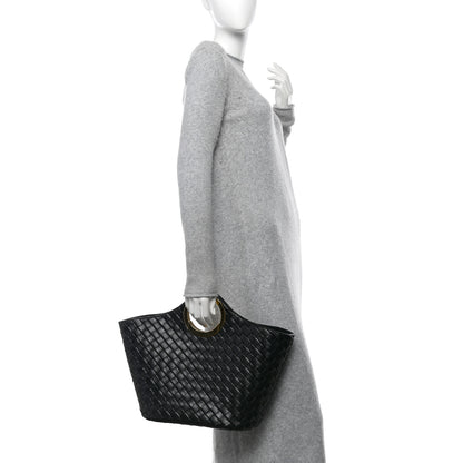 Bottega Veneta Calfskin Intrecciato Picnic Black 3 of 11