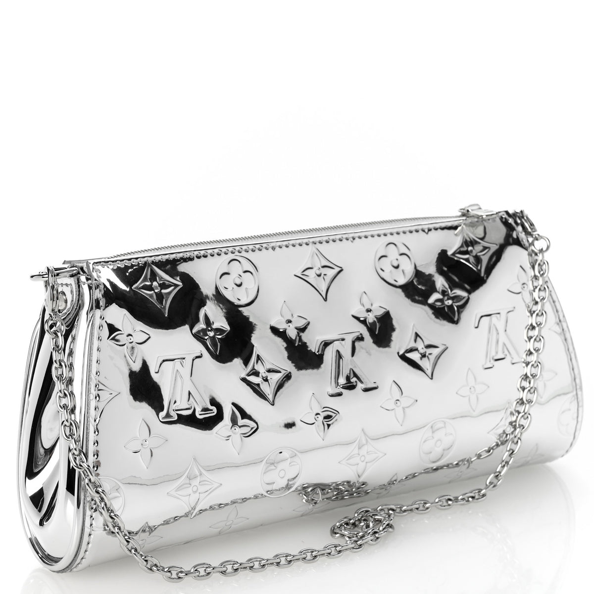 Louis Vuitton Monogram Miroir Pochette Eva Silver 3 of 9