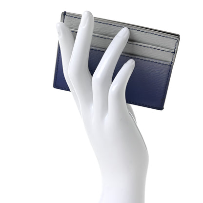 Christian Dior Homme Card Holder Blue Grey 2 of 9