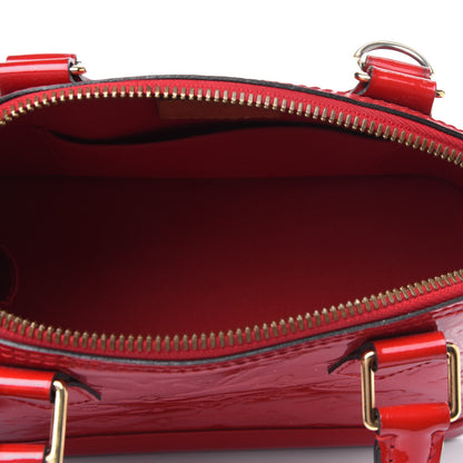 Louis Vuitton Vernis Alma BB Cherry 3 of 4