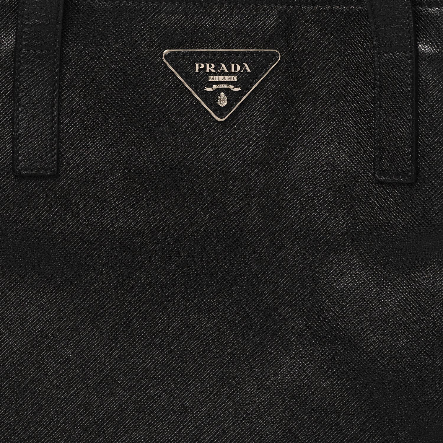 Prada Saffiano Lux Cuir Tote Black 7 of 11