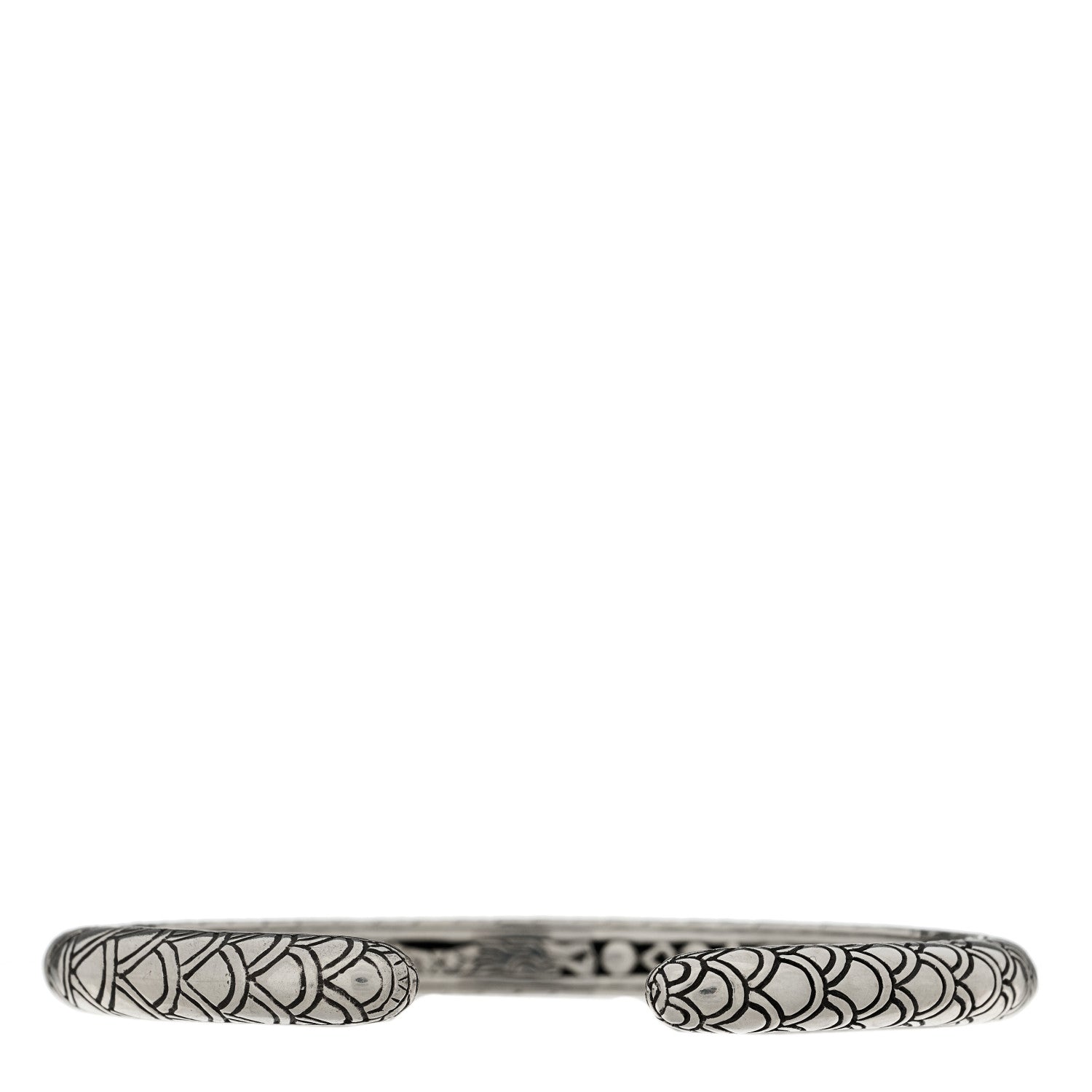 John Hardy Sterling Silver 6mm Slim Naga Cuff Bracelet 2 of 5
