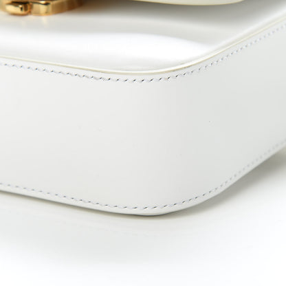 Chloe Shiny Calfskin Suede Mini C Double Carry Brilliant White 10 of 14