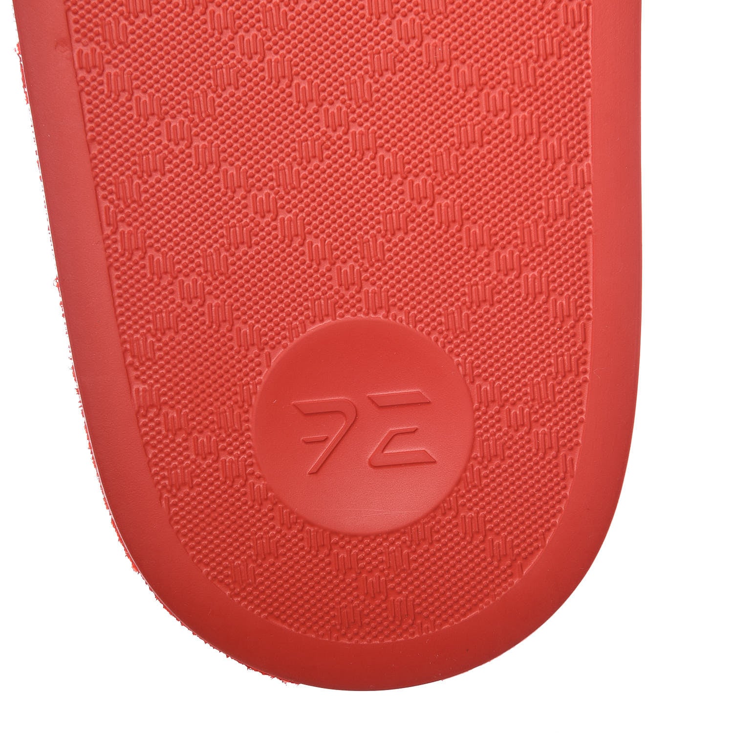 Gucci Rubber GG Monogram Mens Slide Sandals 9 Hibiscus Red 7 of 9