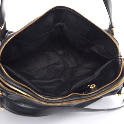 Chloe Calfskin Cary Zipped Shoulder Bag Black 5 of 15