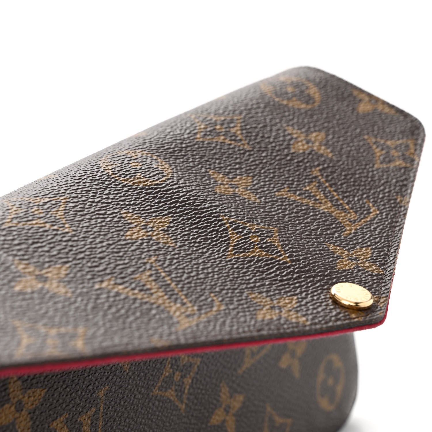 Louis Vuitton Monogram Pochette Felicie Chain Wallet Fuchsia 14 of 14