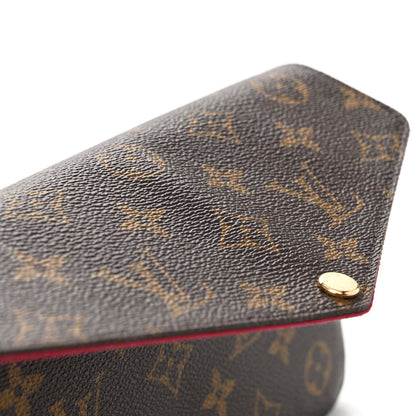 Louis Vuitton Monogram Pochette Felicie Chain Wallet Fuchsia 14 of 14