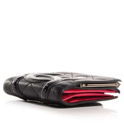 Chanel Calfskin Quilted Cambon Bi-Fold Wallet Black 4 of 7