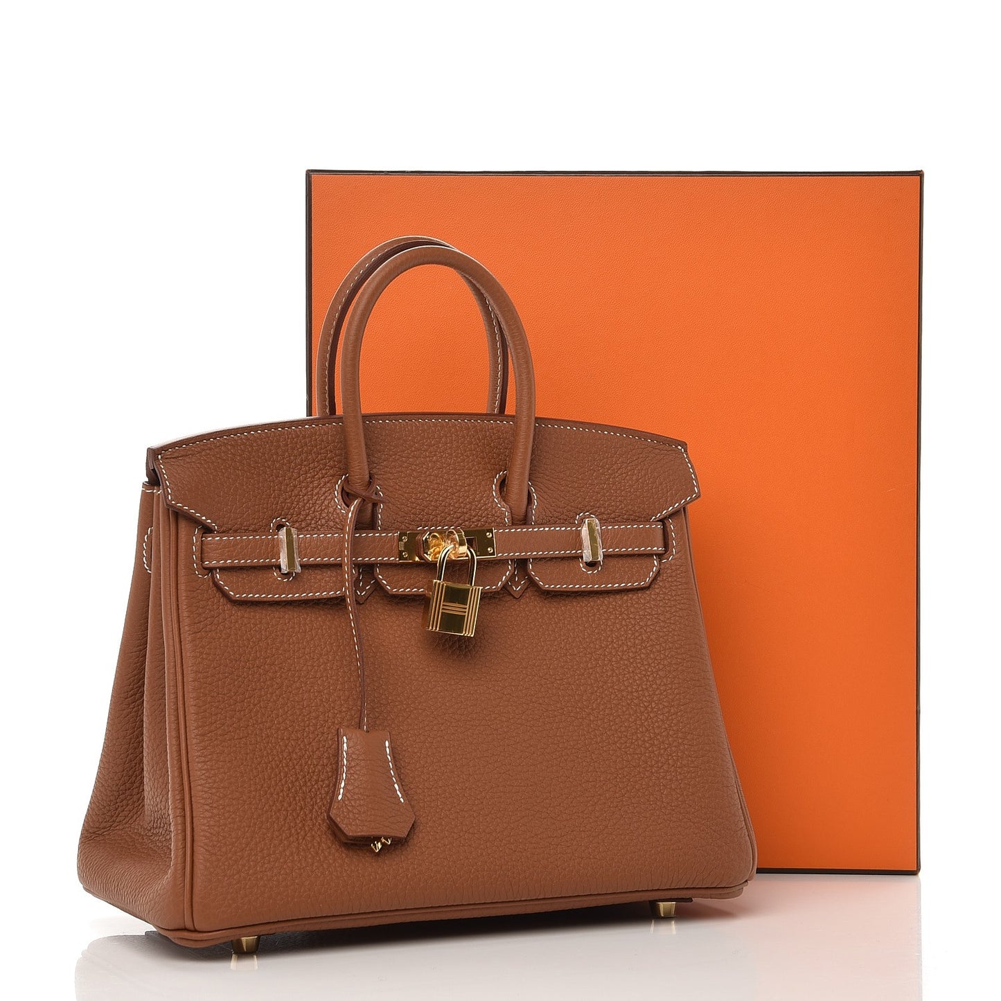 Togo Birkin 25 Gold