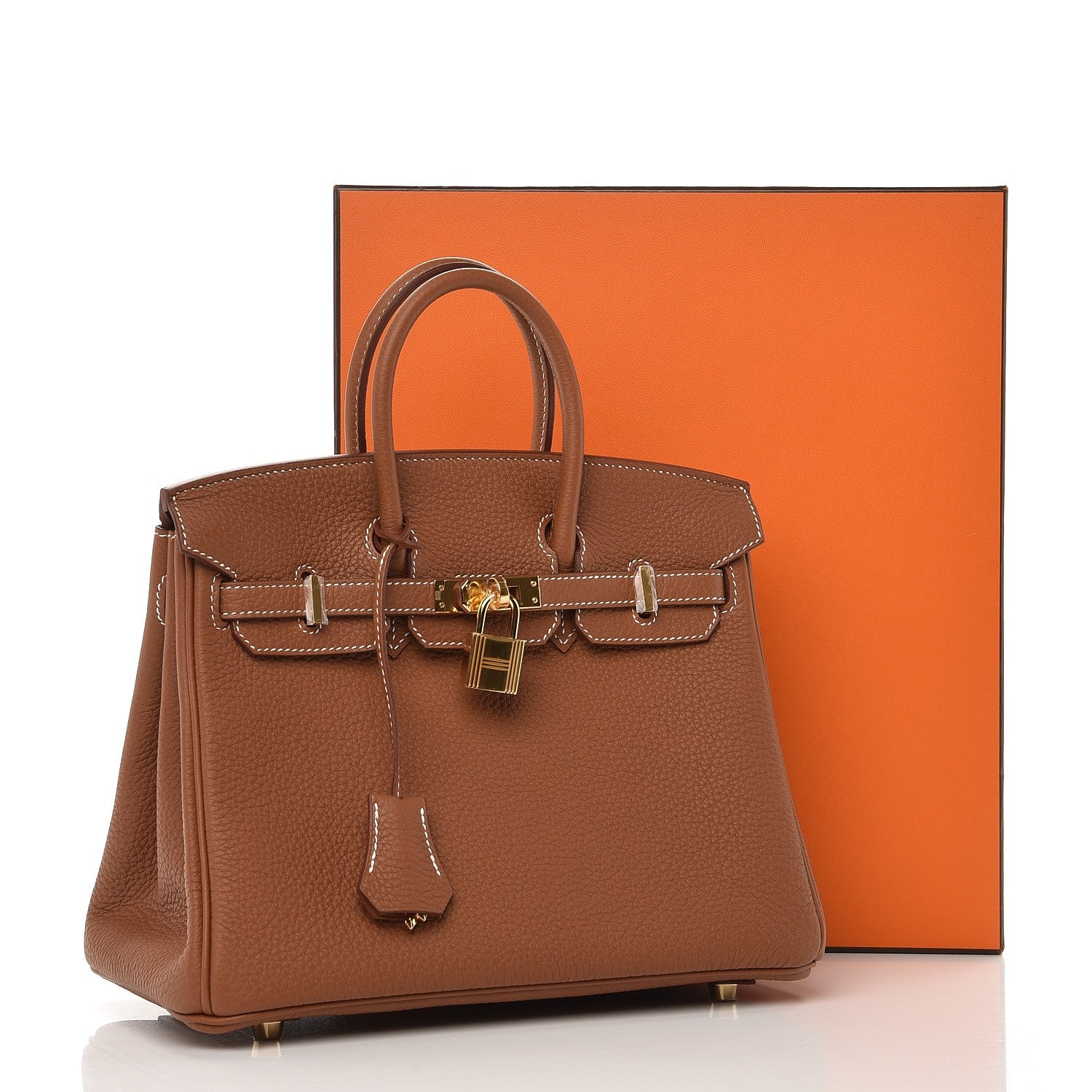 Hermes Togo Birkin 25 Gold 34 of 34