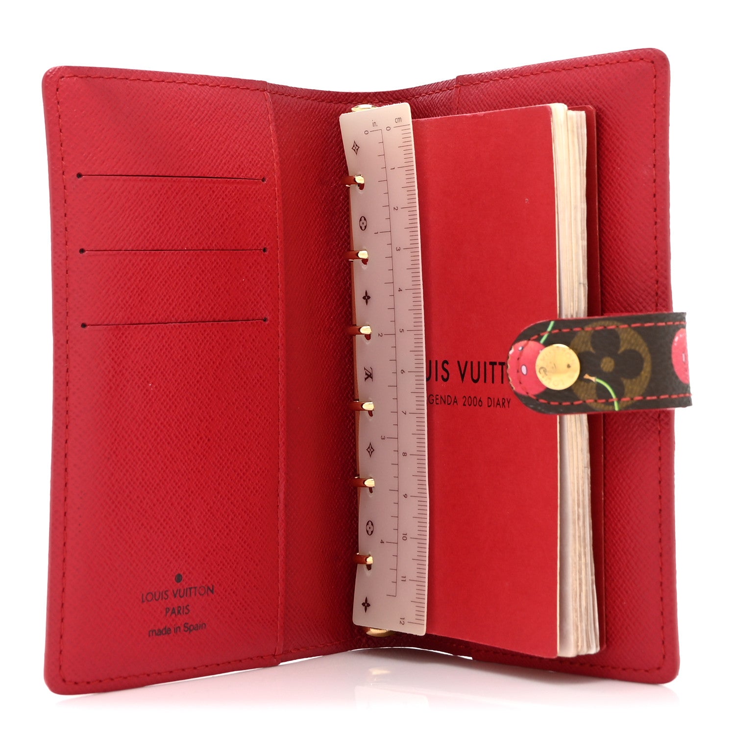 Louis Vuitton Monogram Cerises Small Ring Agenda Cover 5 of 10