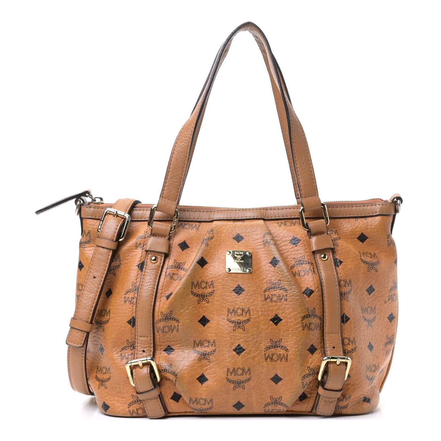 Visetos Medium Essentials Shopper Tote Cognac
