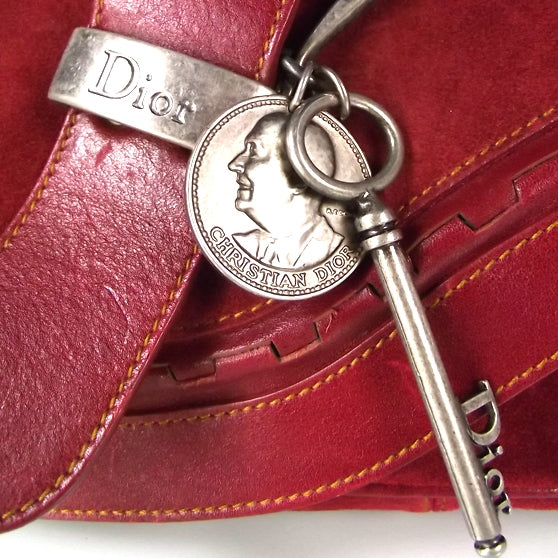 Leather Suede Gaucho Red