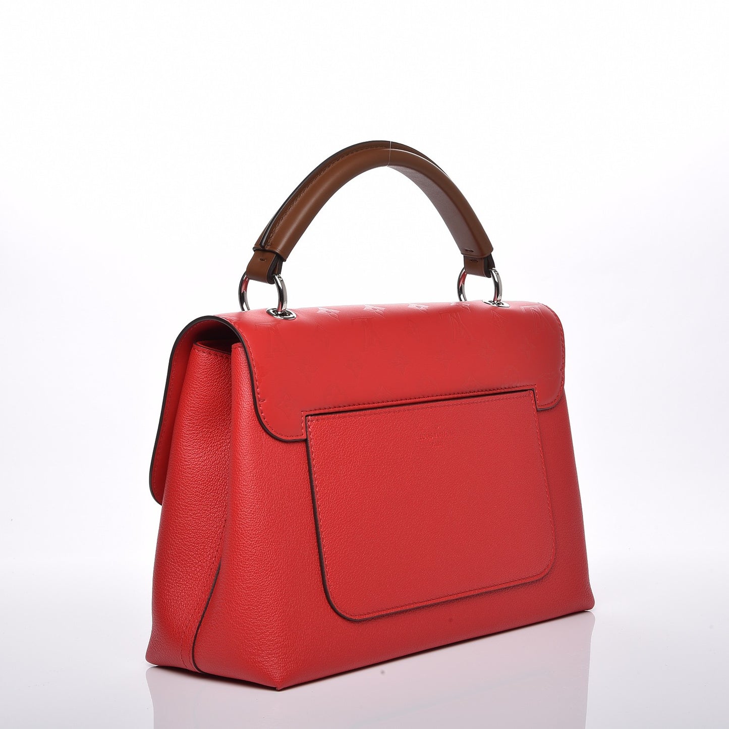 Grained Calfskin Very One Handle Rubis