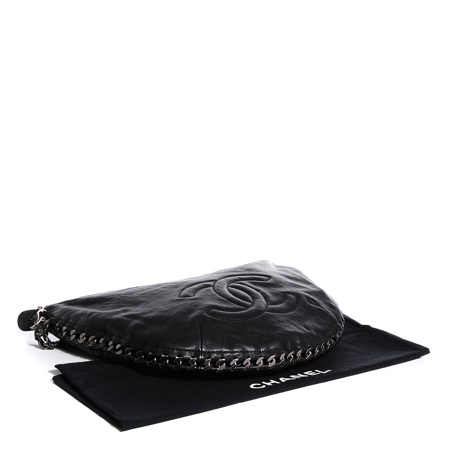 Chanel Calfskin Modern Chain Hobo Black 4 of 7