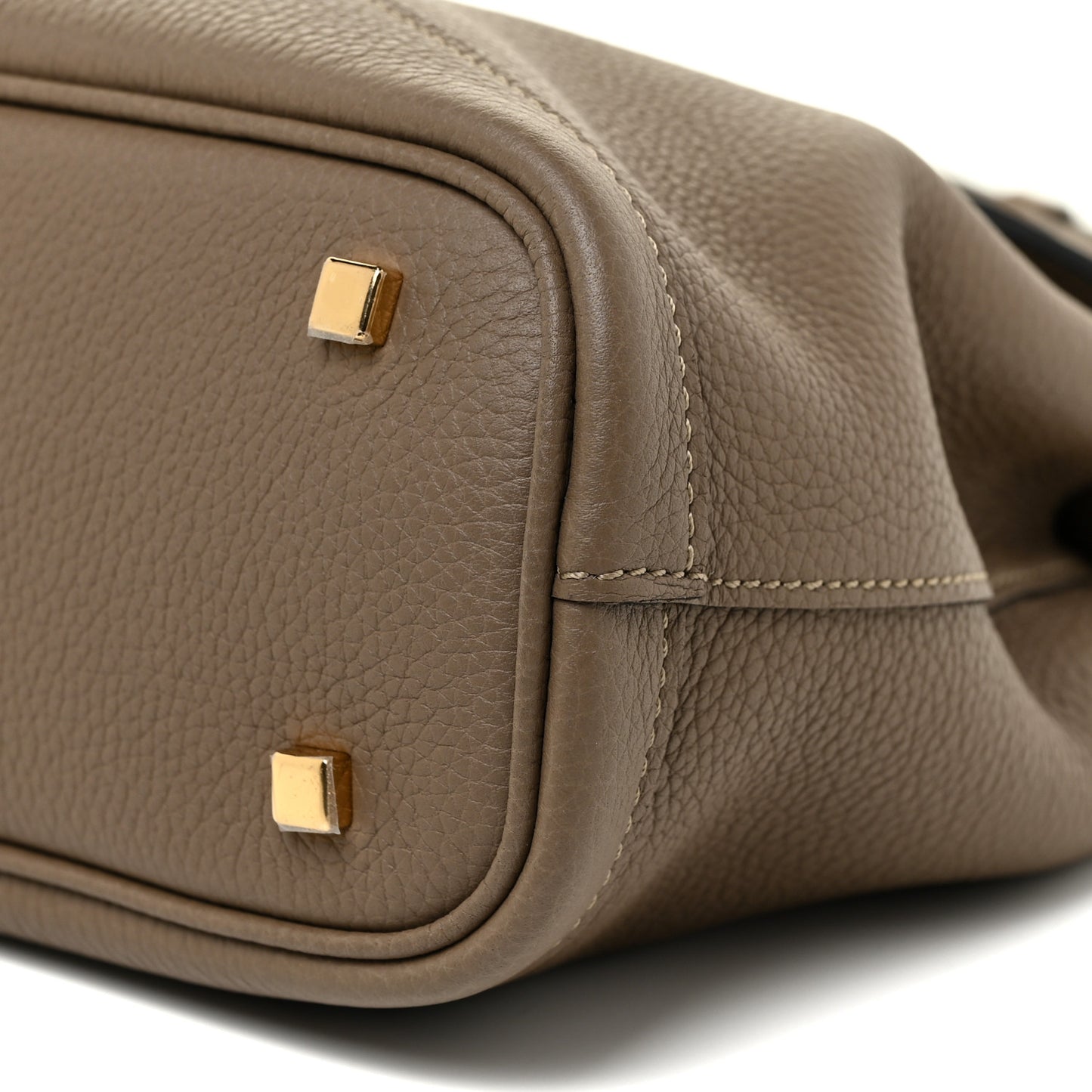 Taurillon Blush Calfskin Gabby BB Taupe