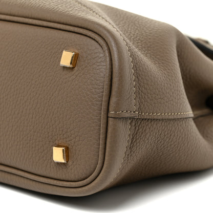 Moynat Taurillon Blush Calfskin Gabby BB Taupe 6 of 11