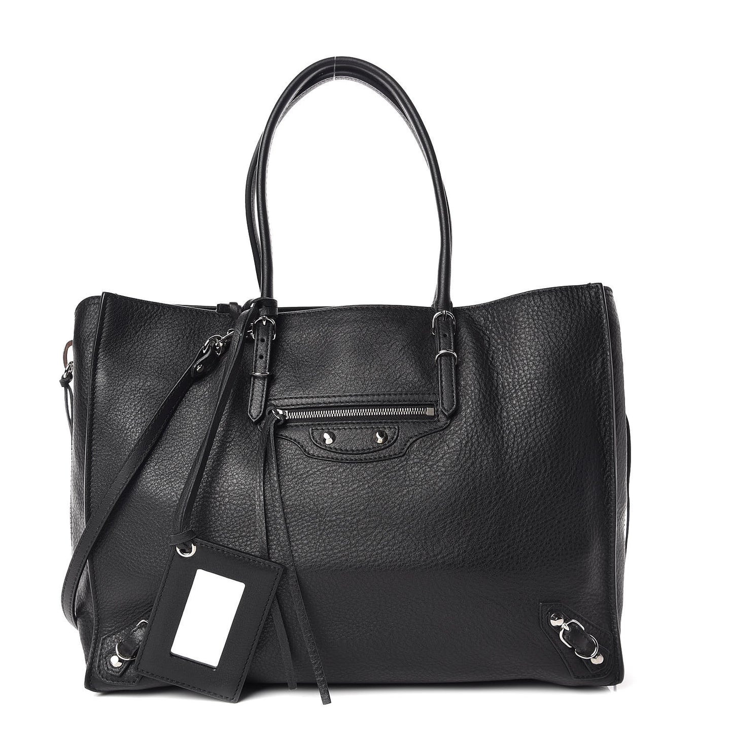 Veau Papier B4 Zip Around Tote Black