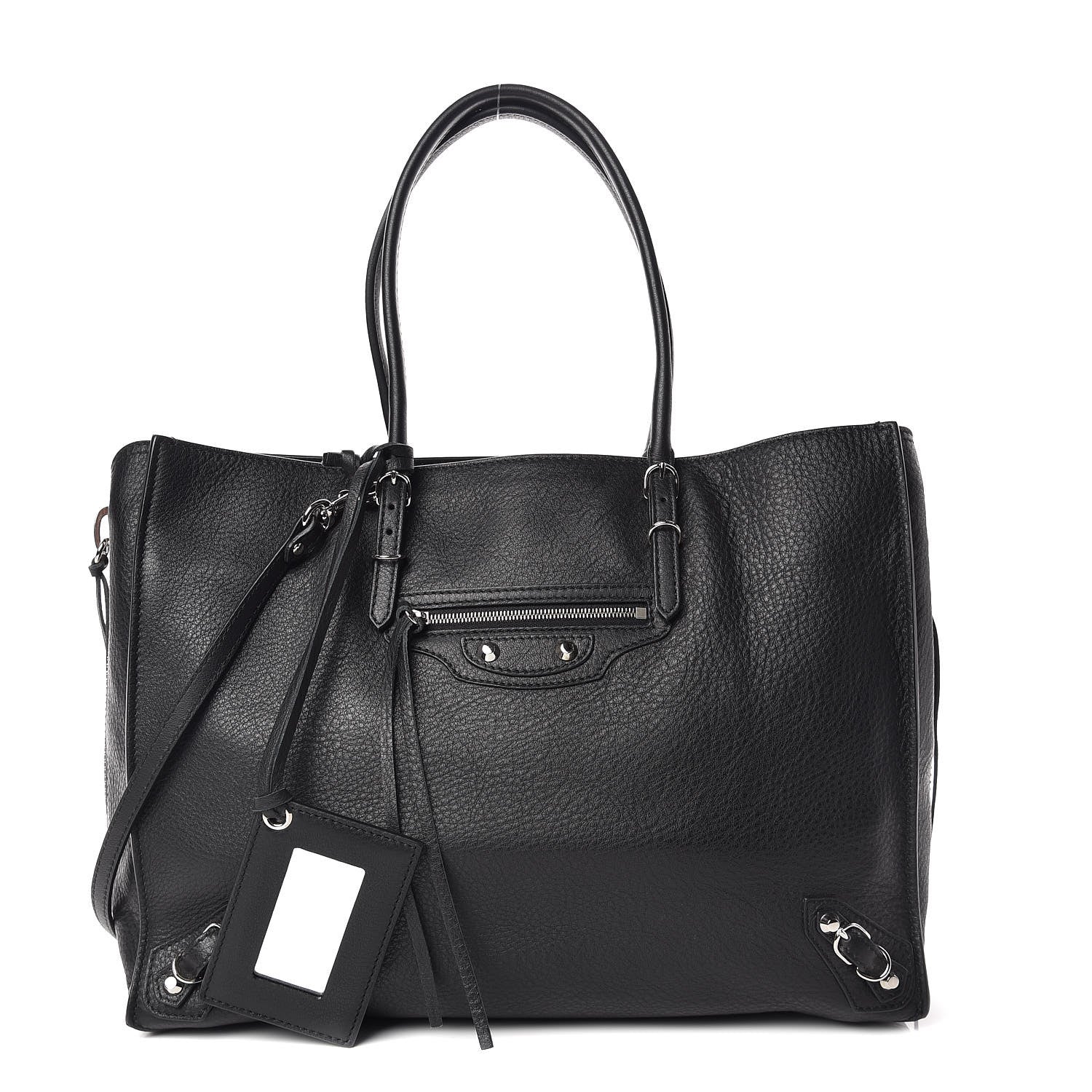 Balenciaga Veau Papier B4 Zip Around Tote Black 1 of 9