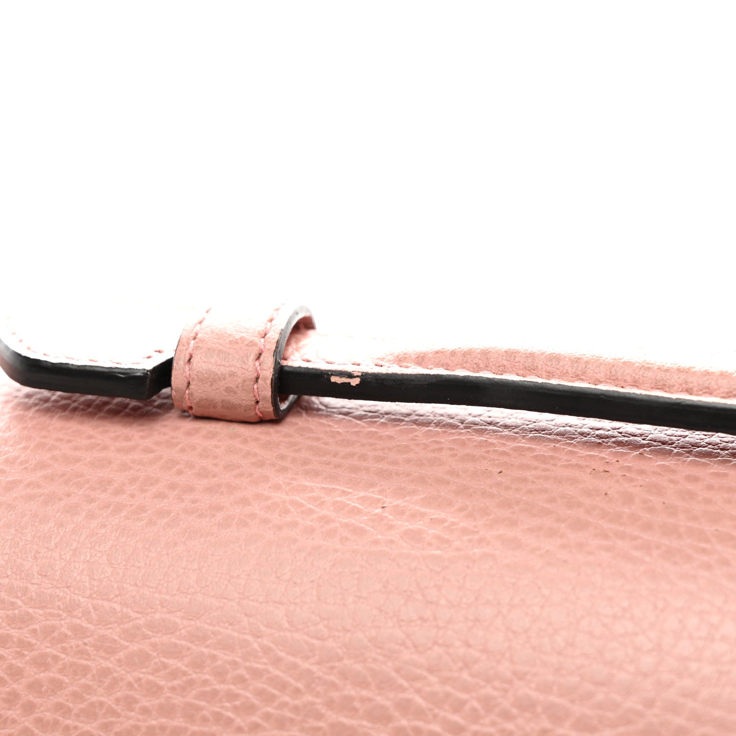 Gucci Dollar Calfskin Medium Interlocking G Top Handle Shoulder Bag Soft Pink 11 of 11