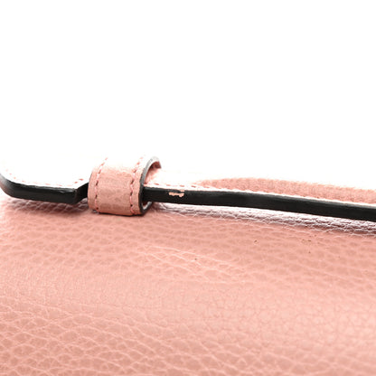 Gucci Dollar Calfskin Medium Interlocking G Top Handle Shoulder Bag Soft Pink 11 of 11