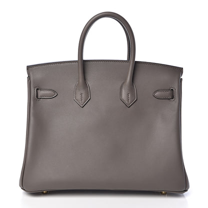 Hermes Veau Jonathan Birkin 25 Etain 4 of 31