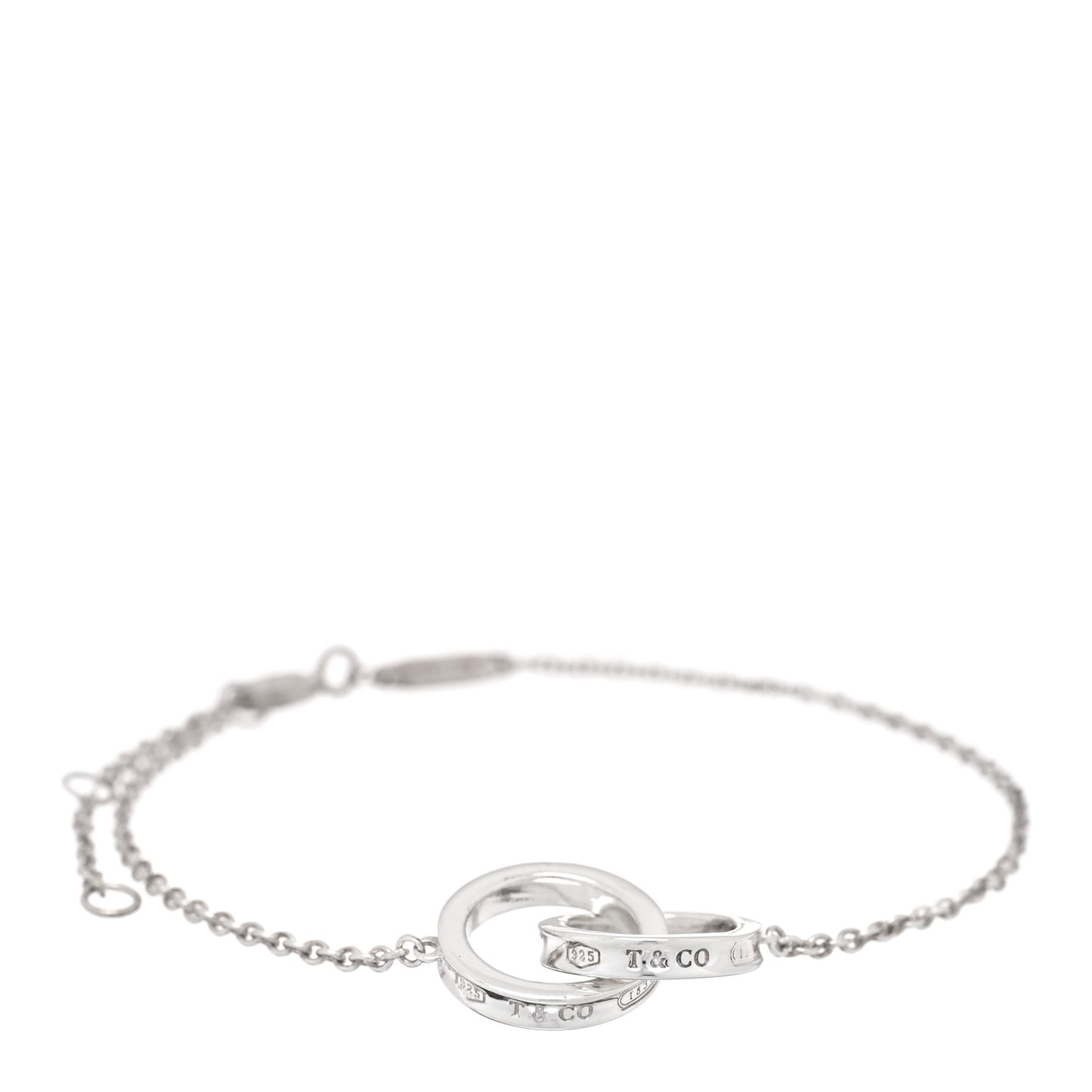 Sterling Silver 1837 Interlocking Bracelet