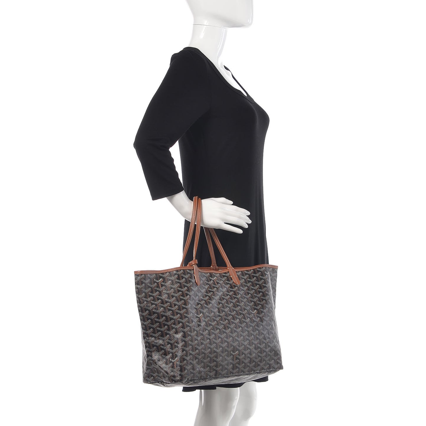 Goyardine Saint Louis PM Black Gold