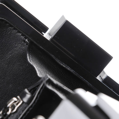 Chanel Plexiglass Crystal Lego Clutch Black 9 of 11