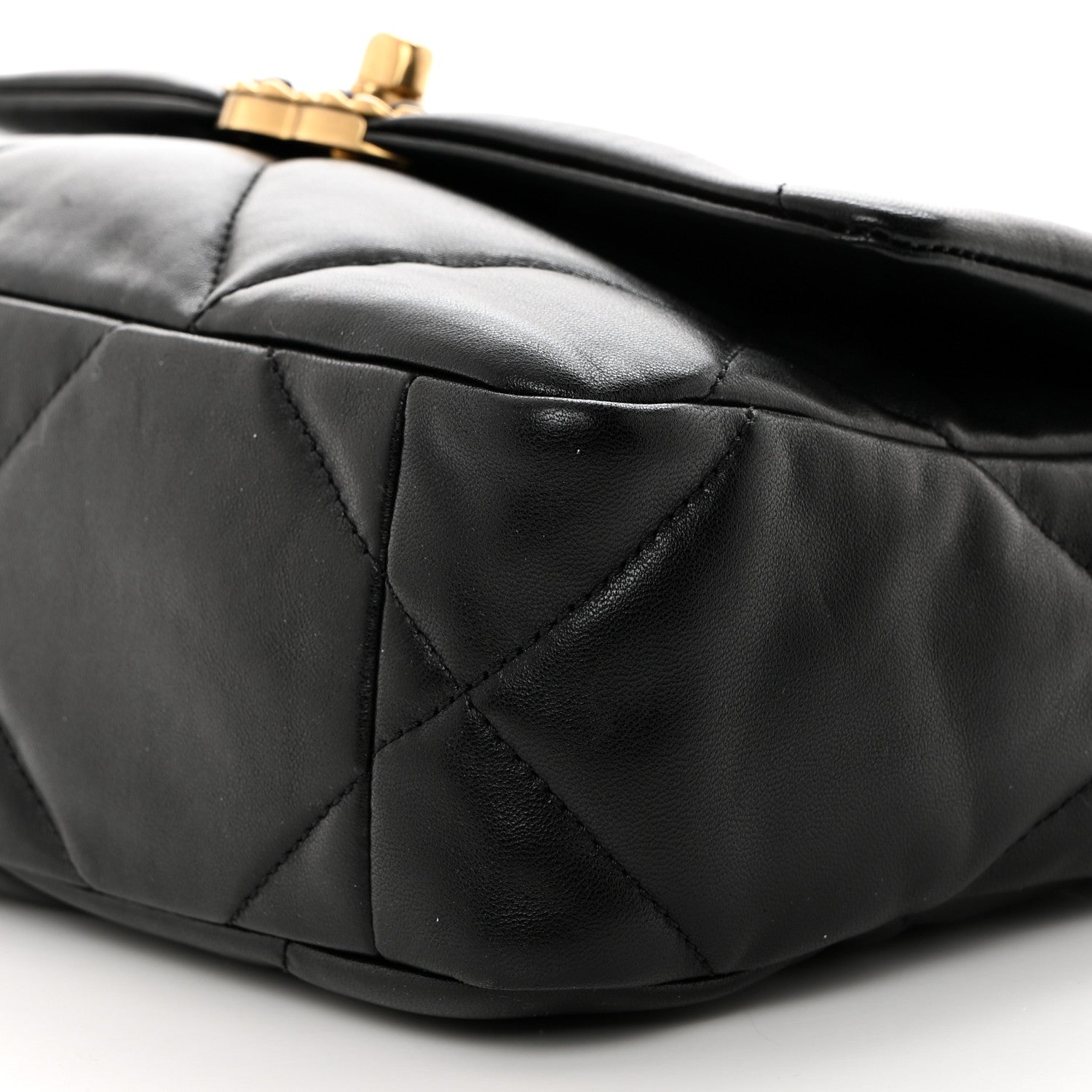 Chanel Lambskin Quilted Medium Chanel 19 Flap Black 10 of 10