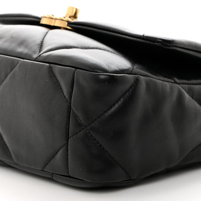 Chanel Lambskin Quilted Medium Chanel 19 Flap Black 10 of 10