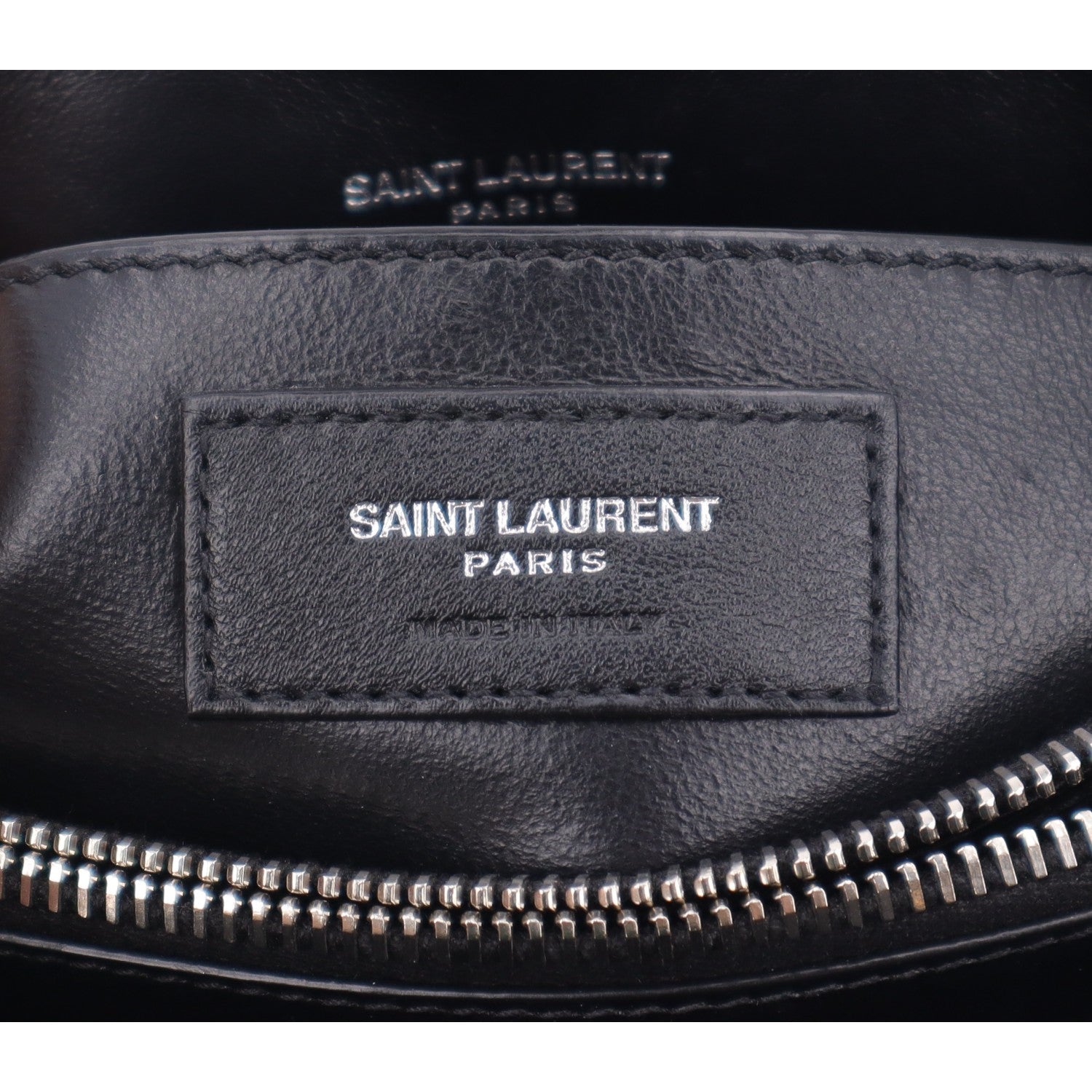 Saint Laurent Calfskin Y Quilted Monogram Small Loulou Chain Satchel Black 7 of 11