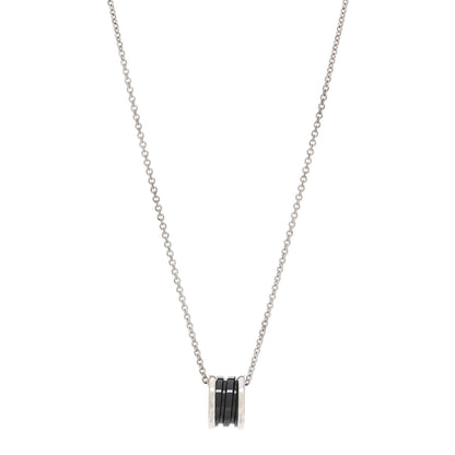 Bulgari Sterling Silver Ceramic Save The Children Pendant Necklace 1 of 6