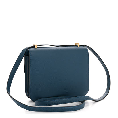 Hermes Epsom Constance 18 Deep Blue 4 of 13
