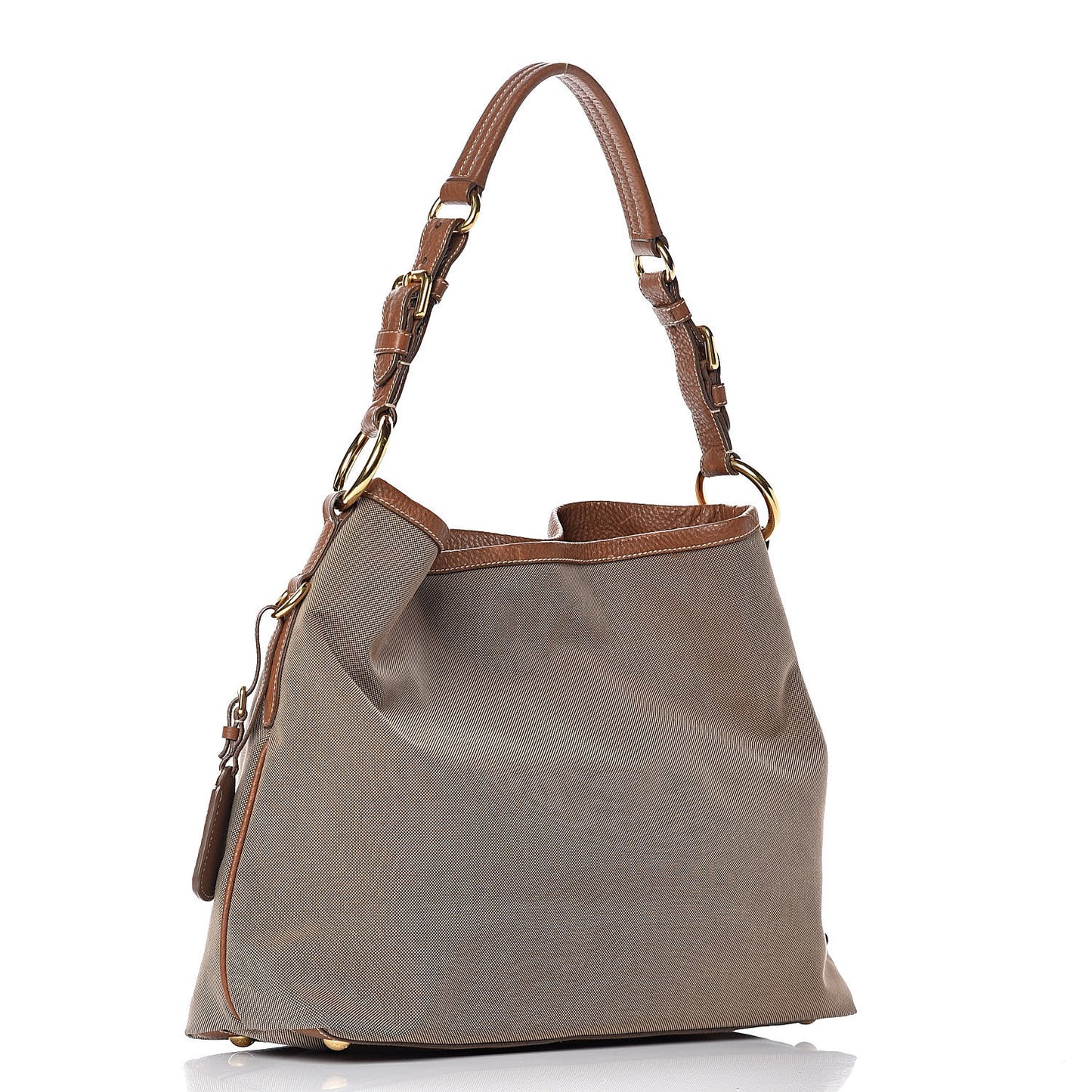 Jacquard Logo Hobo Corda Cuoio