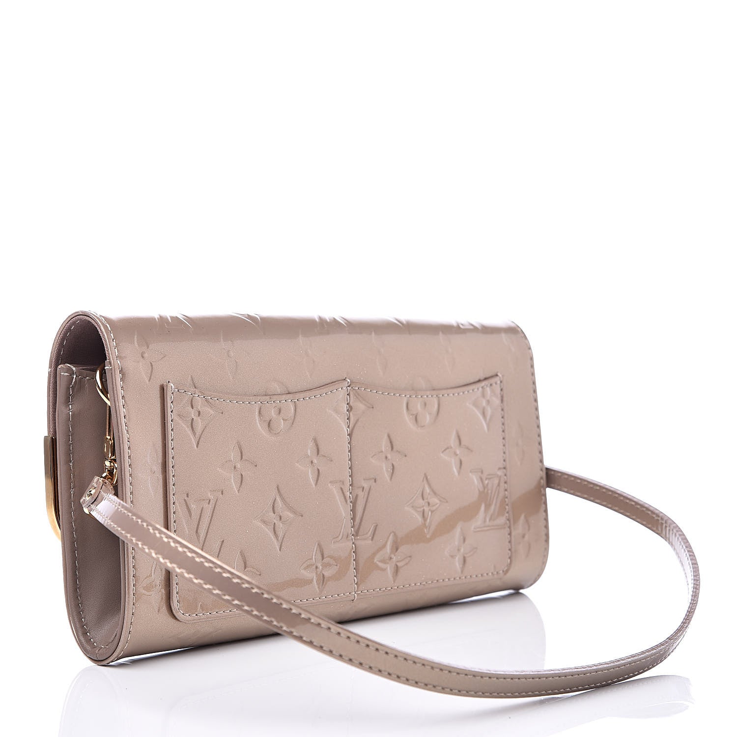 Louis Vuitton Vernis Rossmore MM Beige Poudre 4 of 10