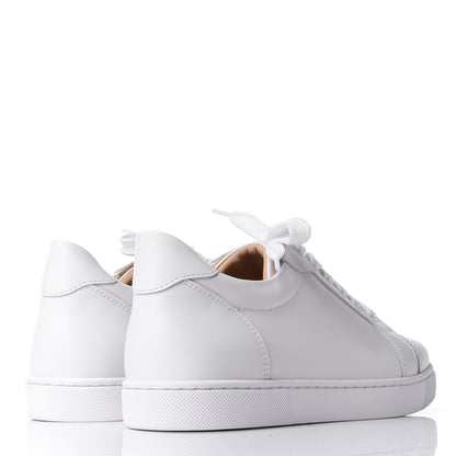 Christian Louboutin Calfskin Vieira Flat Sneakers 38.5 Latte 4 of 11
