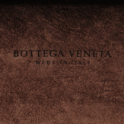 Bottega Veneta Gilded Waxed Leather Knot Clutch Purple 7 of 7