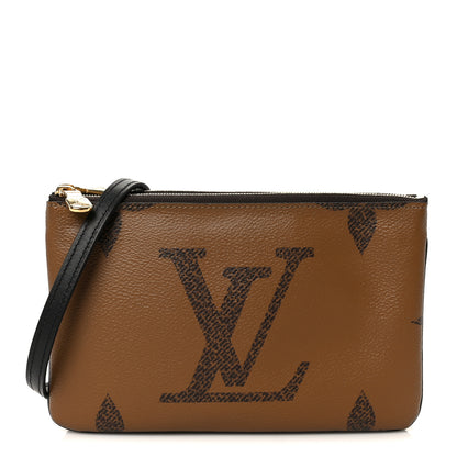 Louis Vuitton Reverse Monogram Giant Double Zip Pochette 1 of 12