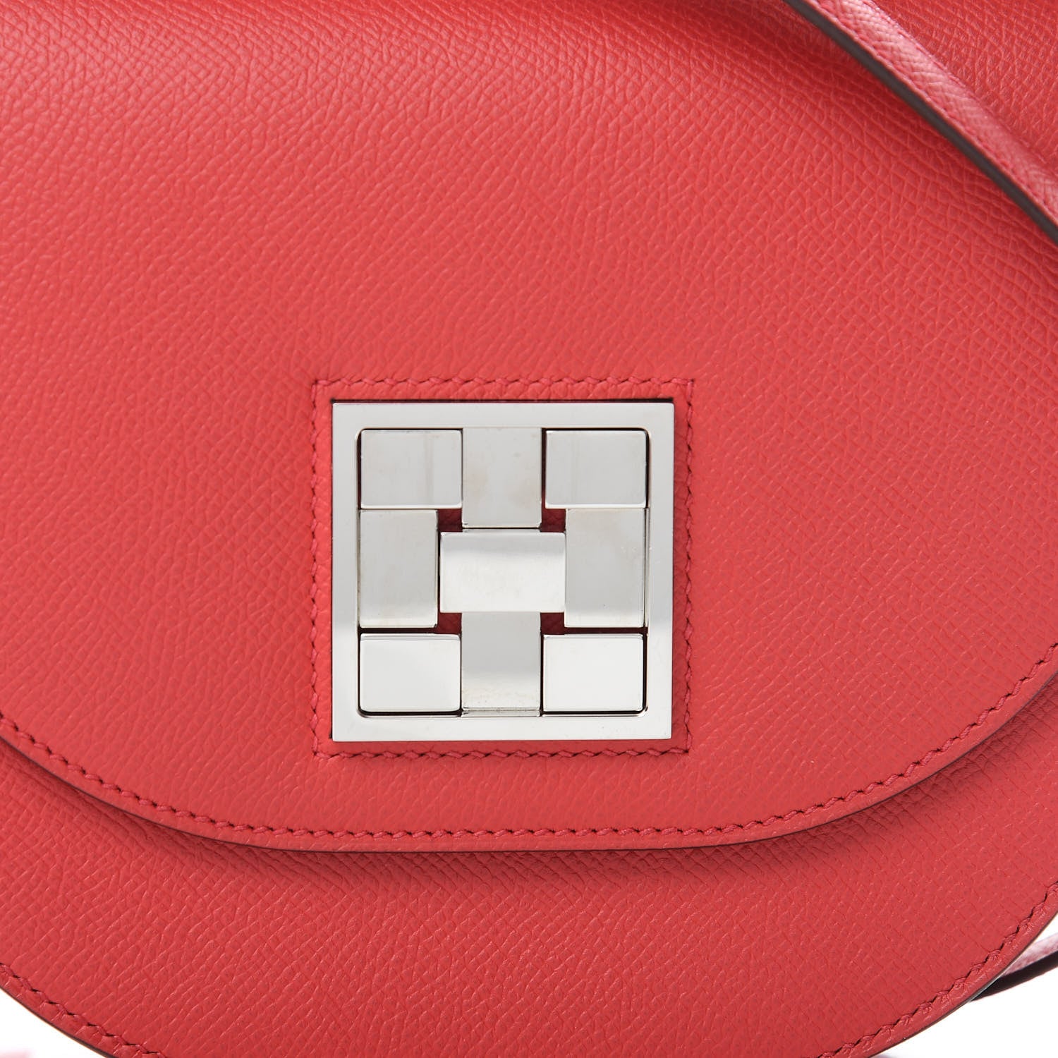 Hermes Epsom Mosaique Au 24-17 Rouge De Coeur 7 of 11