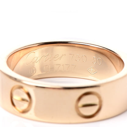 Cartier 18K Yellow Gold 5.5mm LOVE Ring 50 5.25 4 of 4
