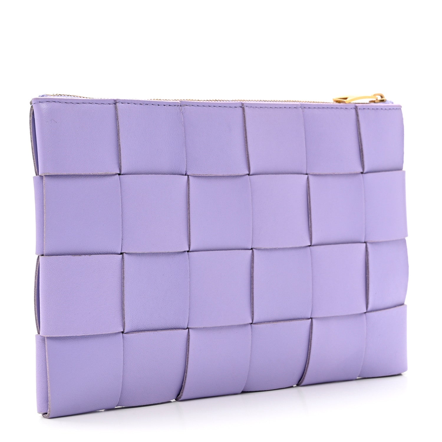 Bottega Veneta Nappa Maxi Intrecciato Small Cassette Flat Zip Pouch 2 of 5