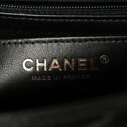 Chanel Lambskin Quilted Mini Rectangular Flap Black 6 of 11