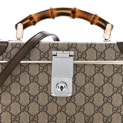 Gucci GG Supreme Monogram Globe-Trotter Beauty Case Brown 8 of 14