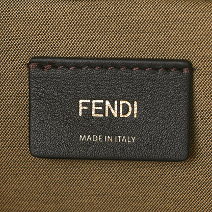 Fendi Vitello Grace Elaphe Python Print O'Lock Mini Camera Case Asfalto Fumo 6 of 10