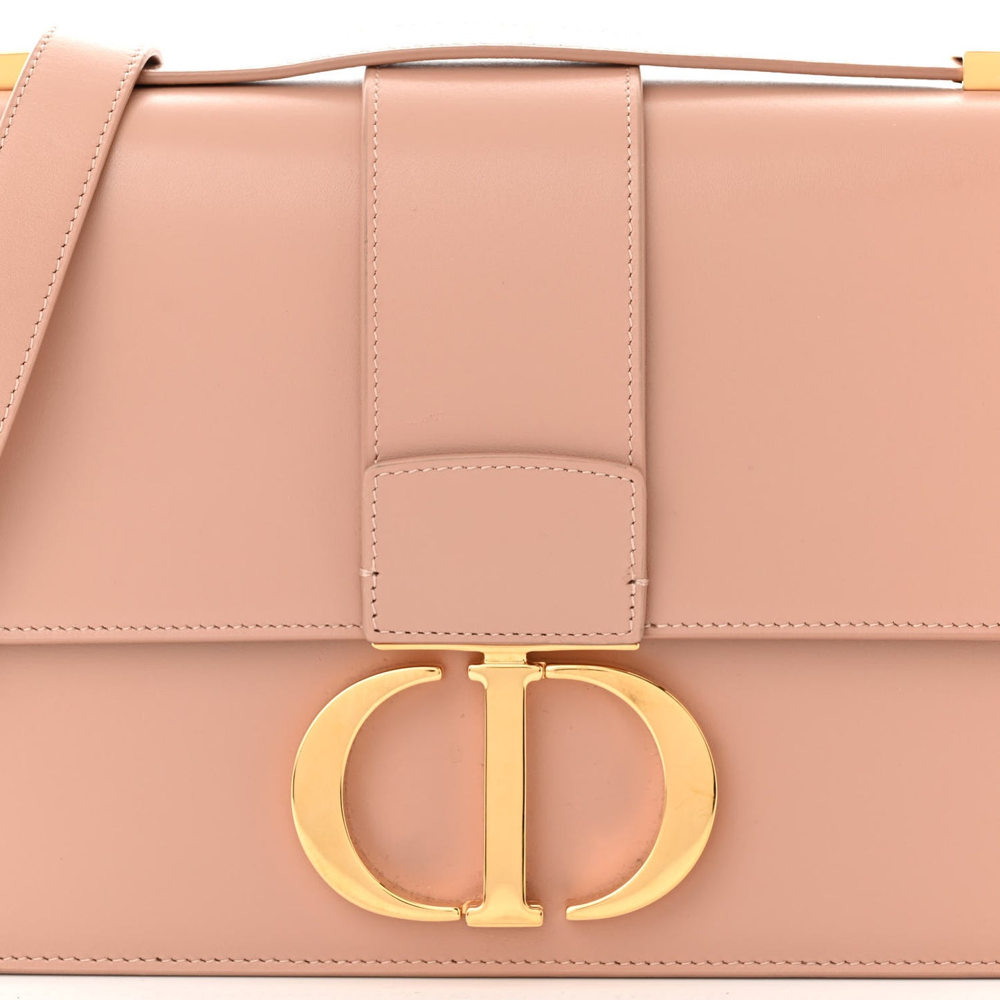 Smooth Calfskin 30 Montaigne Flap Bag Pale Pink